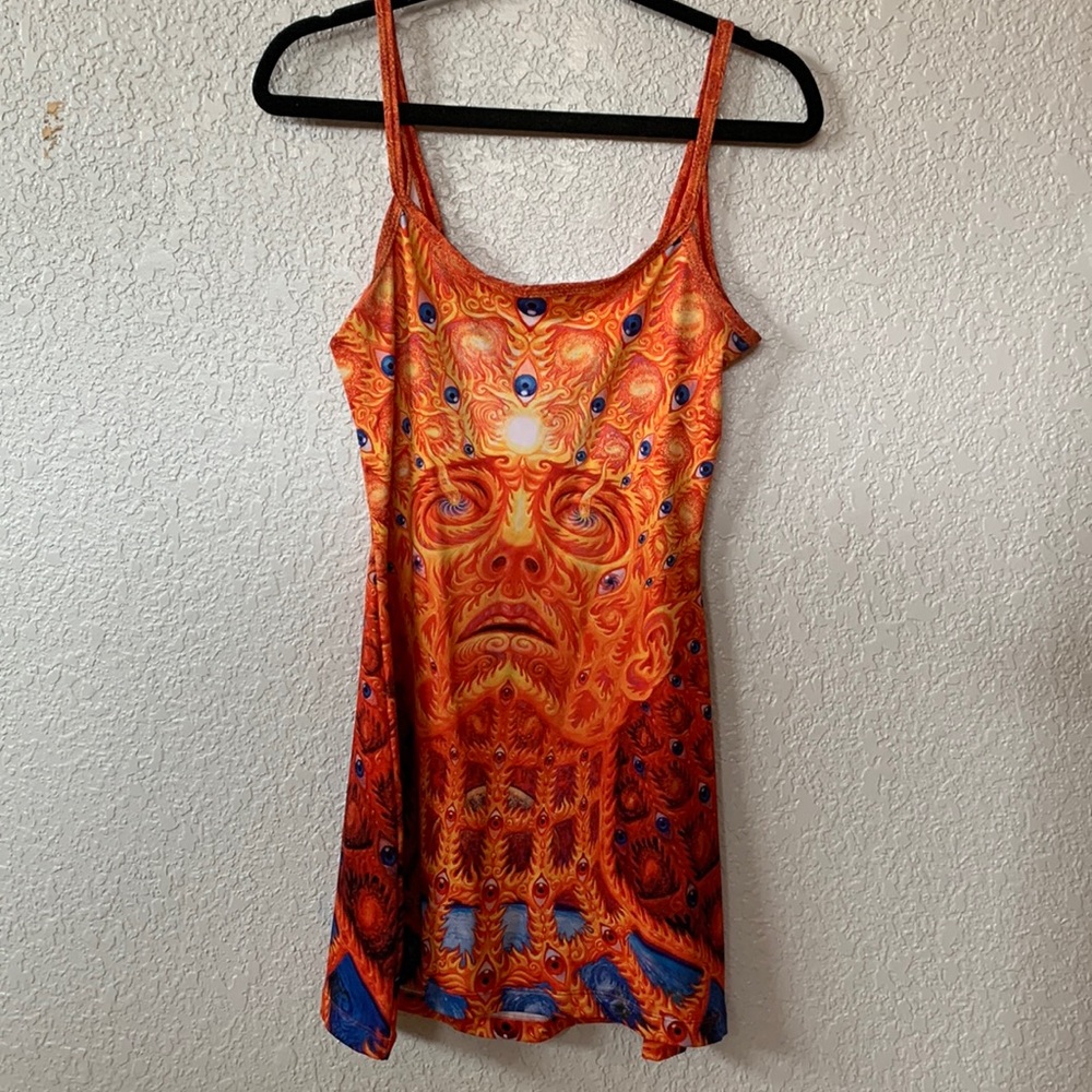 The vision lab x Alex Grey mini dress